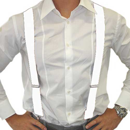 Suspenders / Braces White