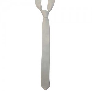 Gangster Skinny Tie -White