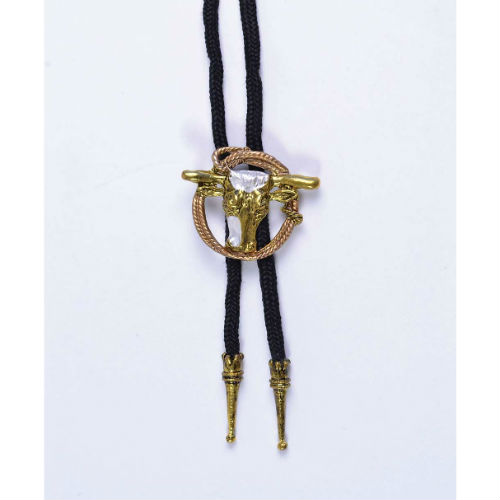 Cowboy Tie with Steer Head