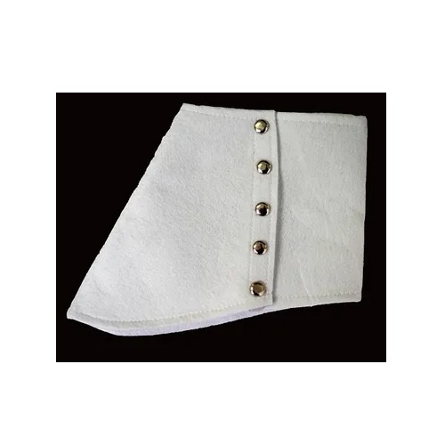 1920s Gangster Spats White Felt