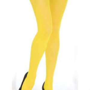 music legs fluro yellow tights