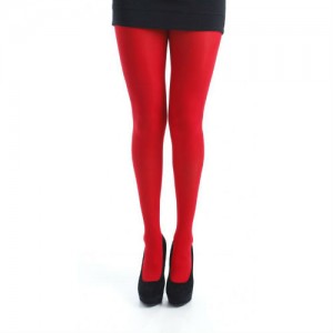 music legs red tights