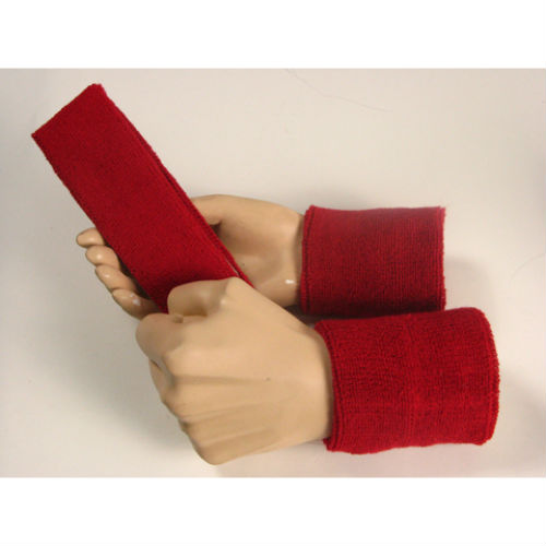 Sweatband Set Red