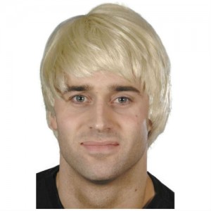 Short Mens Blonde Wig