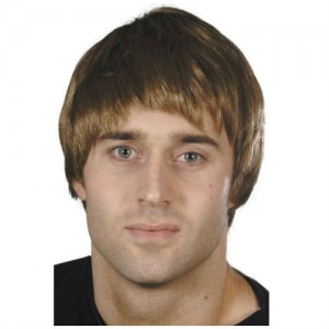 Short Mens Brown Wig
