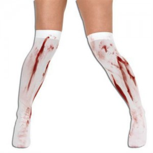 White Stockings with Blood Stains