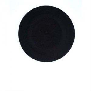 black wool beret