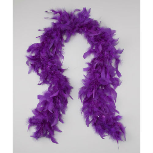 Purple Feather Boa - Budget