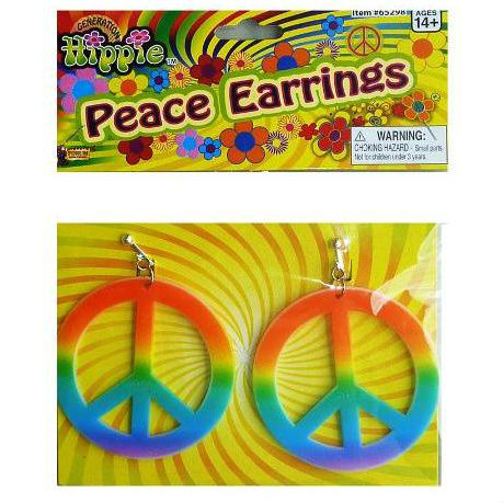 Peace Hippy Earrings