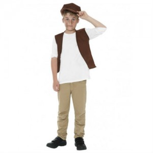 Boys Victorian Colonial Vest and Hat