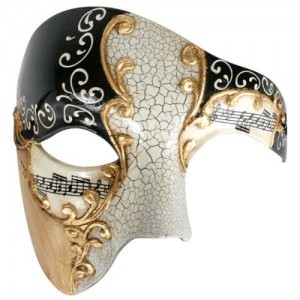 Maestro Black and gold mask