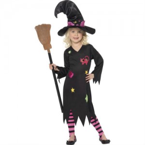 Cinder Witch Dress Hat and Tights