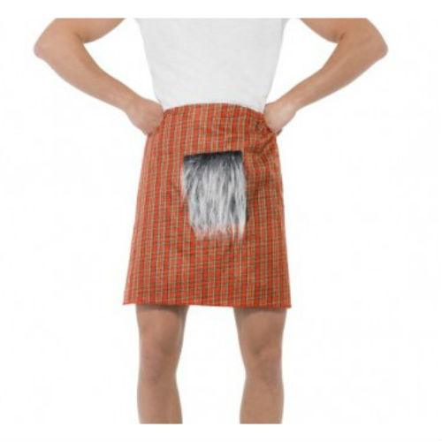 Tartan Scottish Kilt With Sporran