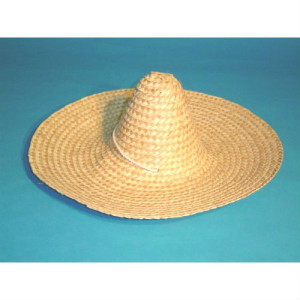 PLAIN SOMBRERO STRAW