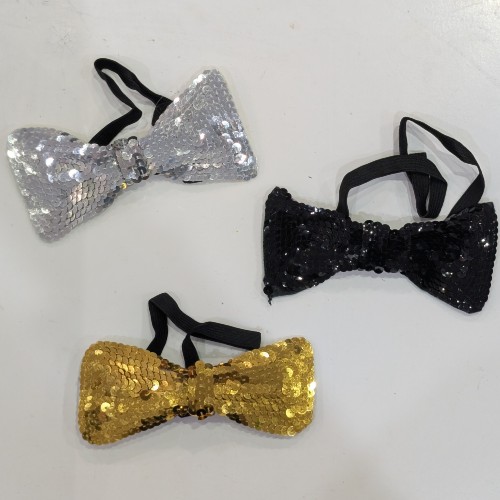 Sequin Bow Ties - Assorted Colours