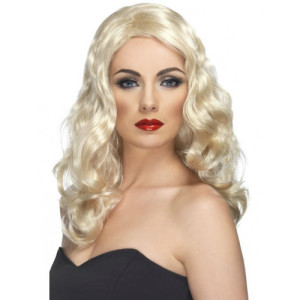 glamorous blond wig