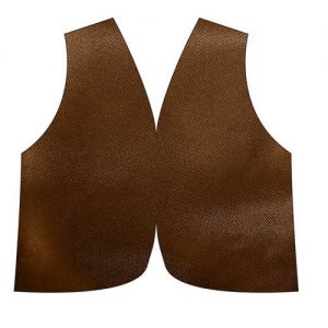 peaky blinders colonial vest dark brown