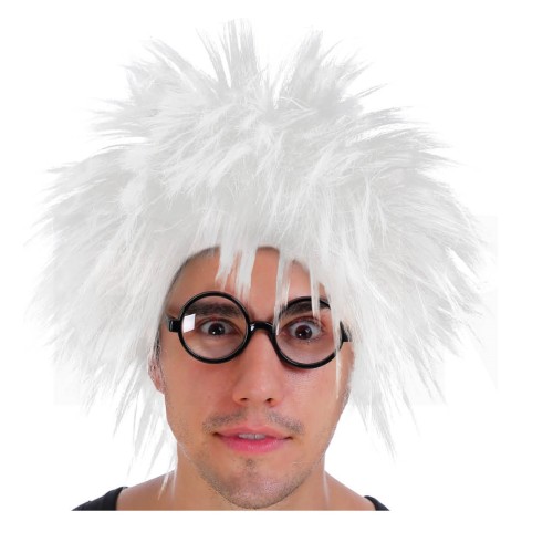 Spiky White Wig (Scientist)