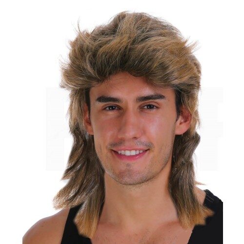 Mullet Blonde Brown Mix