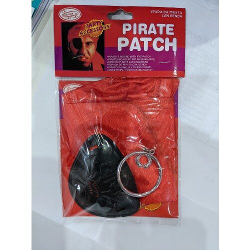 Pirate Set - Bandana, Eye Patch & Earring