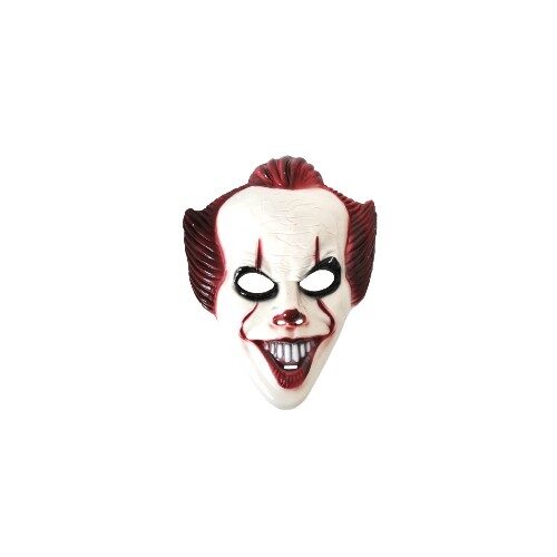 Scary Clown Plastic Mask - Pennywise