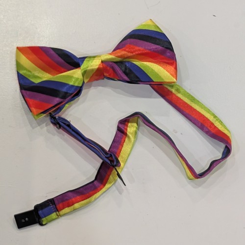 Rainbow Bow Tie