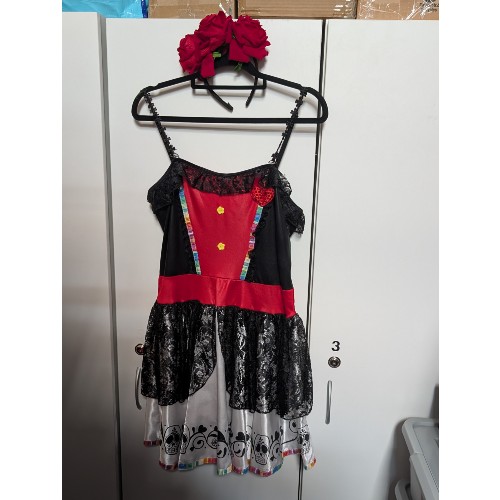 Day of the Dead Dress - EX HIRE