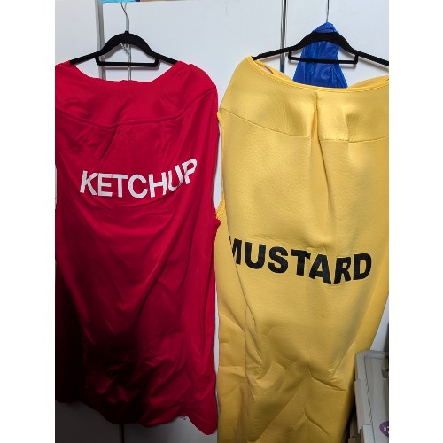 Ketchup and Mustard Costume - EX HIRE