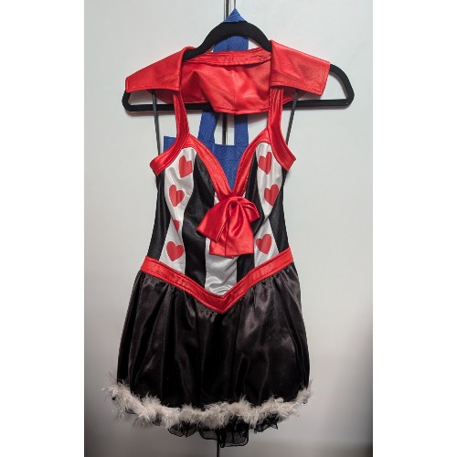 Queen of Hearts Halter Dress - EX HIRE